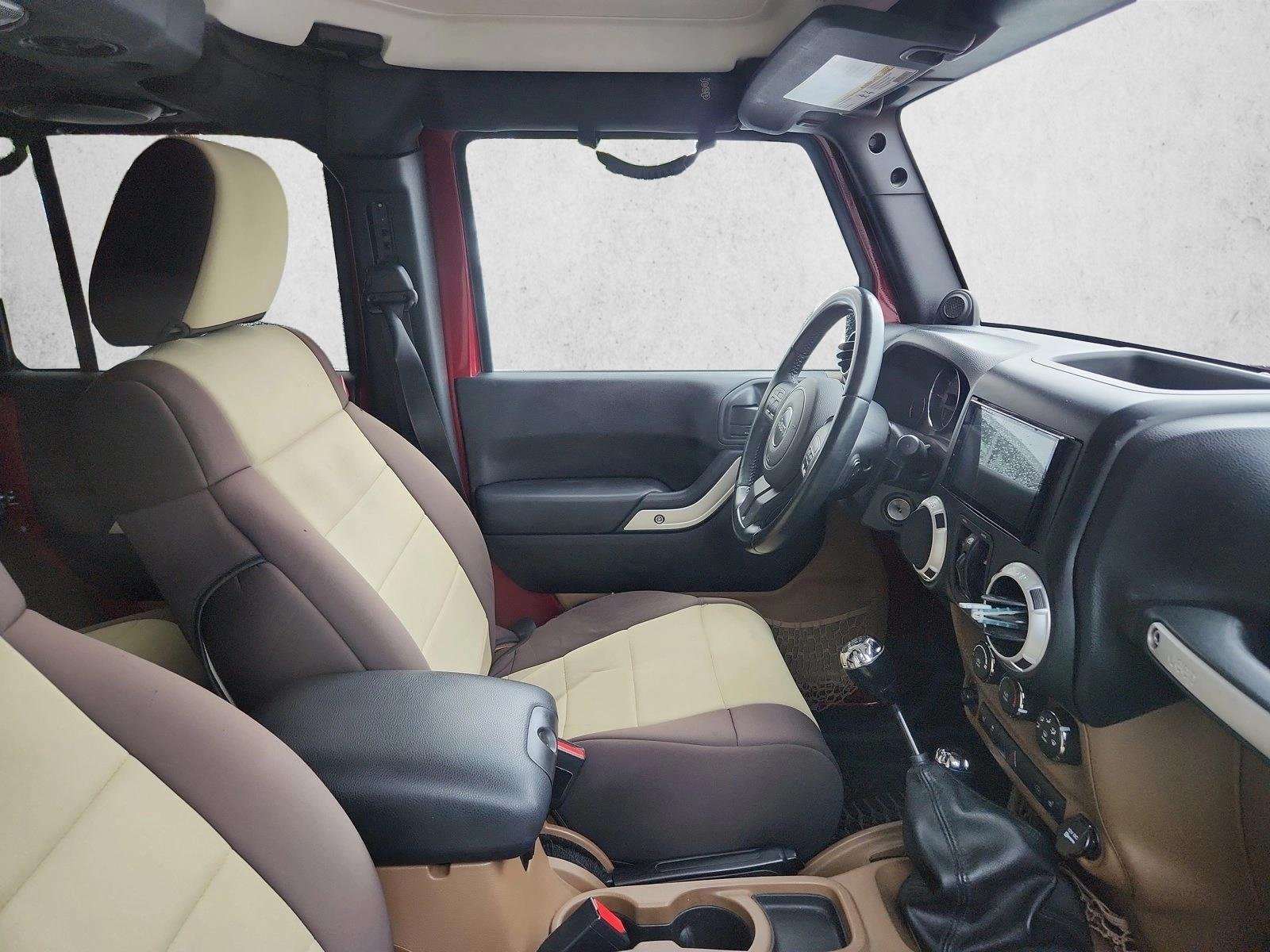 Used 2012 Deep Cherry Red Crystal Pearl Jeep Sahara image 6