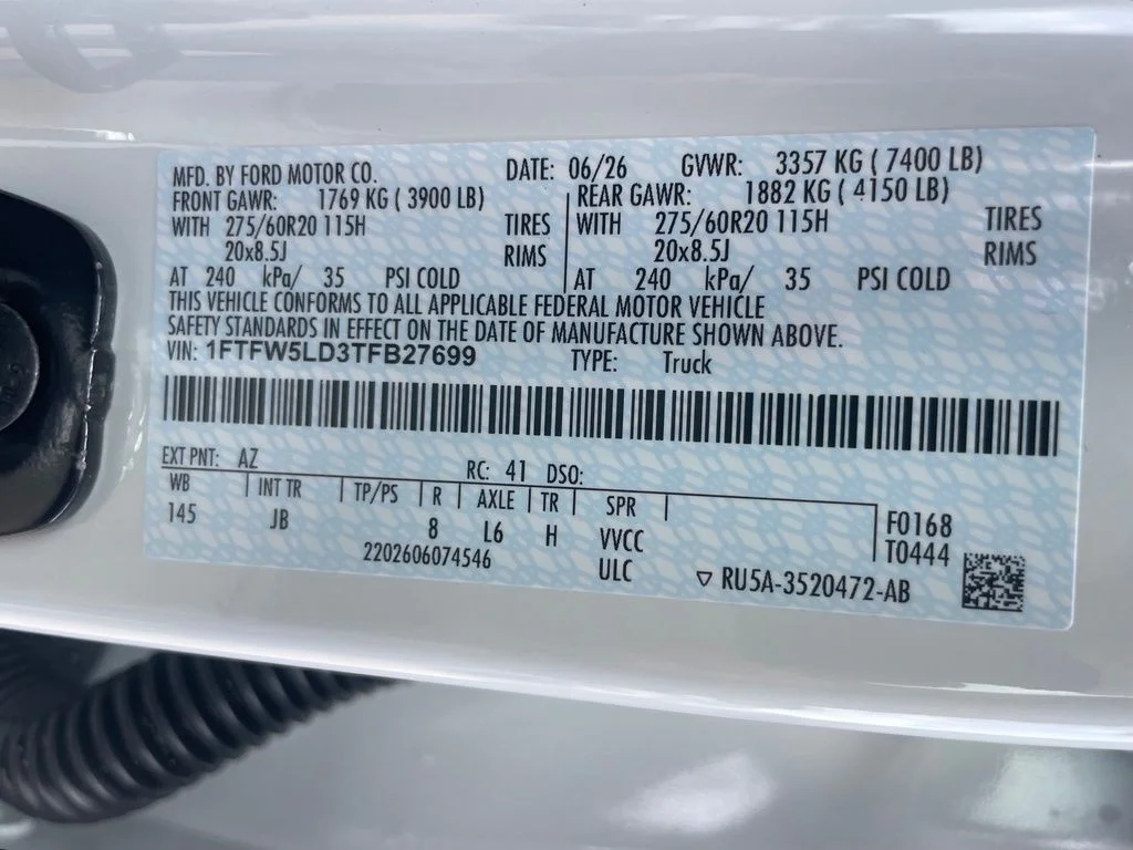 New 2026 Star White Metallic Tri-Coat Ford Lariat® image 40