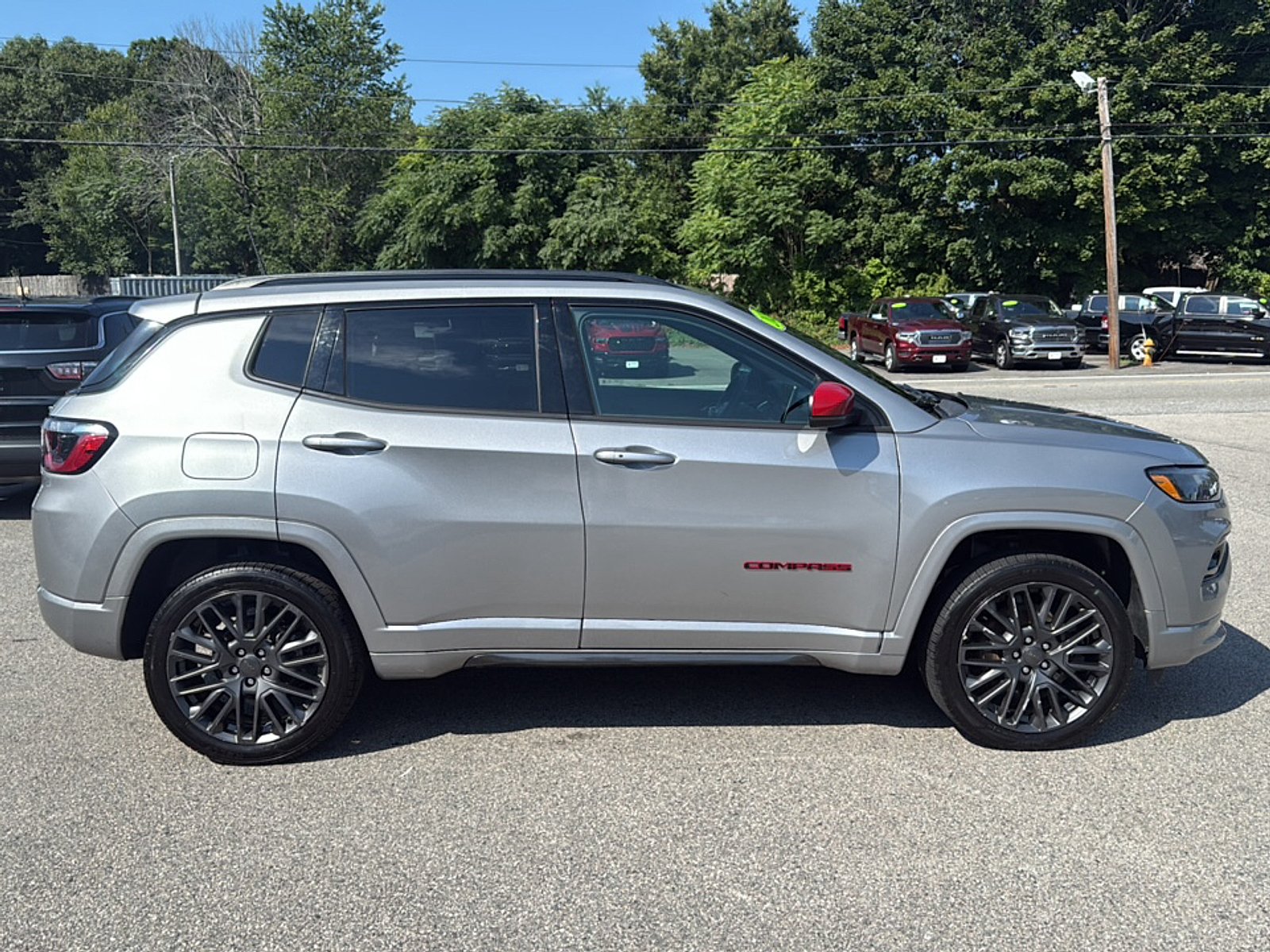 Used 2023 Billet Silver Metallic Clearcoat Jeep (RED) Edition 4x4 image 4