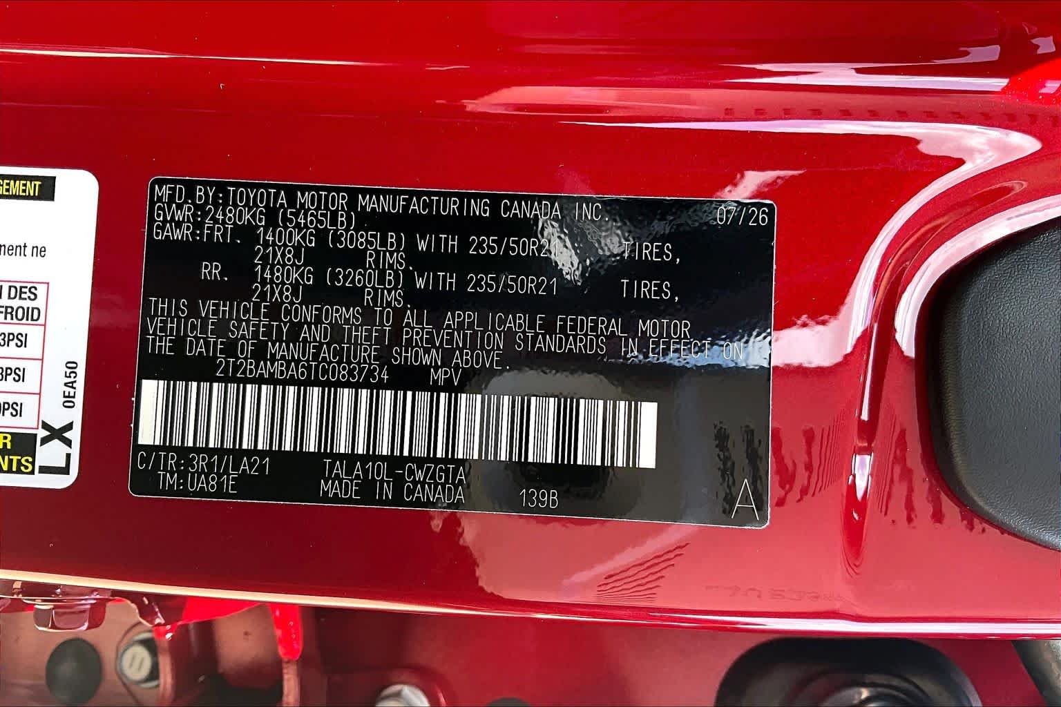 New 2026 Matador Red Mica Lexus LUXURY image 21