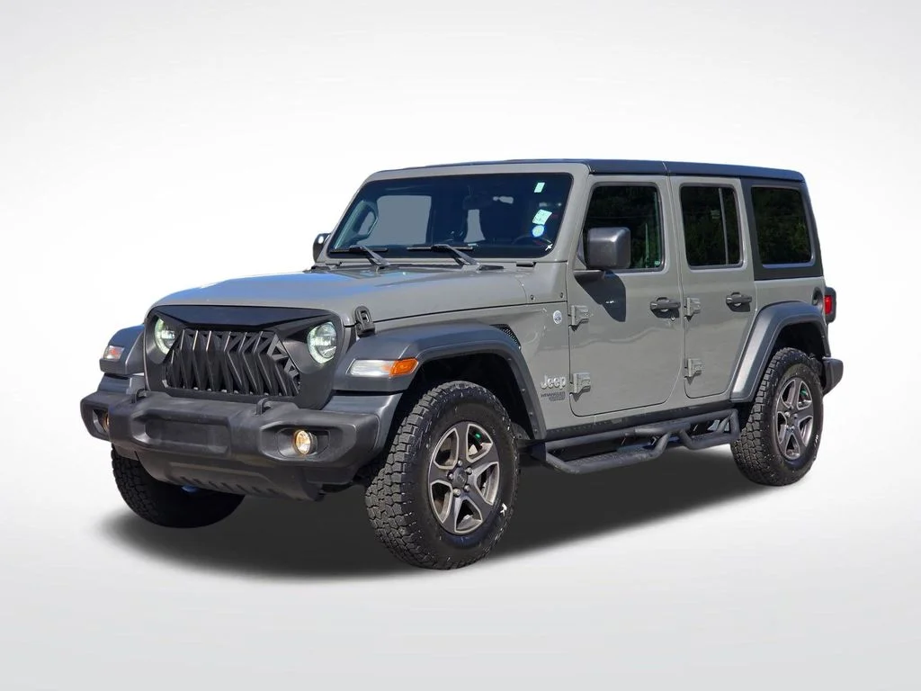 Used 2018 Gray Jeep Unlimited Sport S image 2