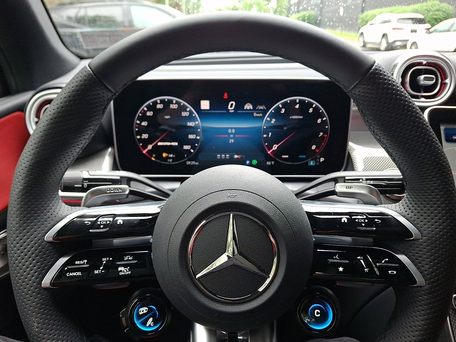 New 2026 MANUFAKTUR Moonlight White Metallic Mercedes-Benz AMG® GLC 43 4MATIC® Coupe image 39
