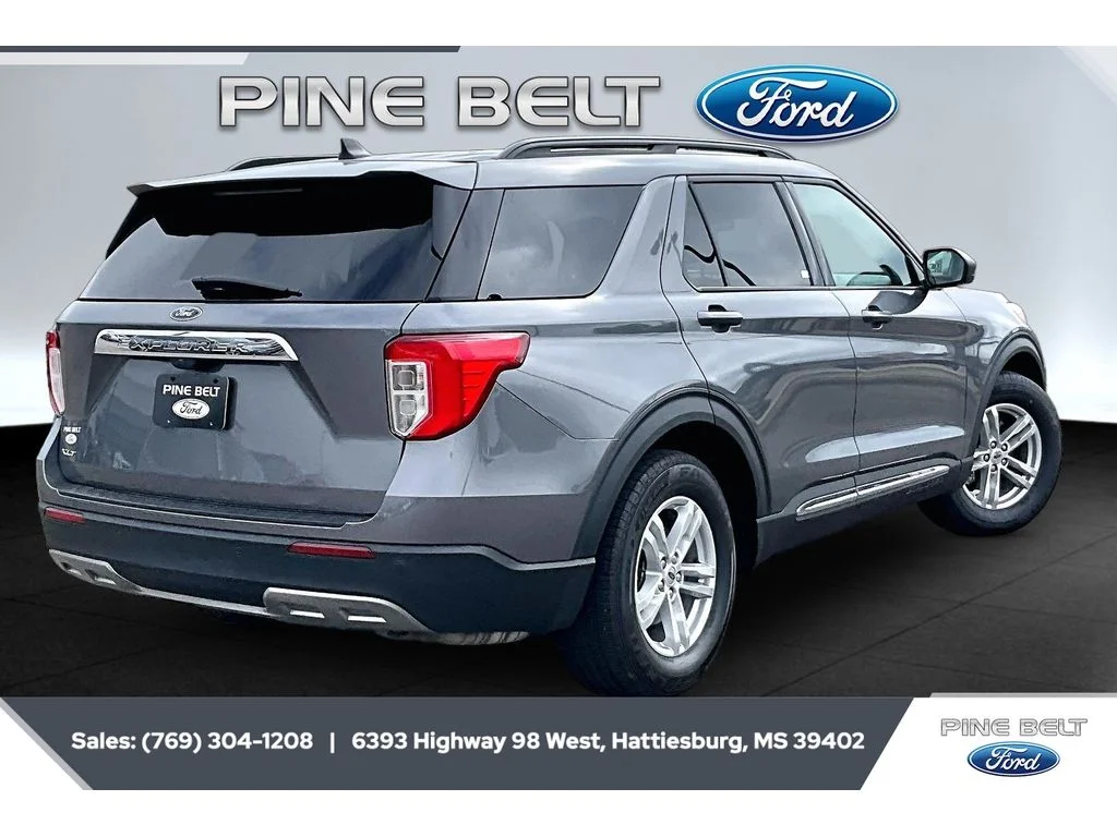 Used 2021 Carbonized Gray Metallic Ford XLT image 6
