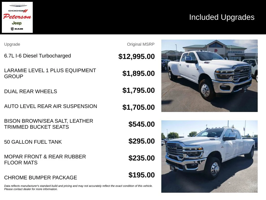 New 2026 White Ram Laramie Dually image 13