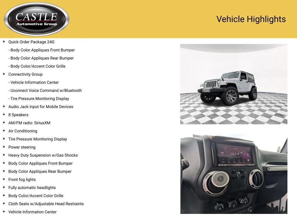 Used 2018 White Jeep Sahara 4x4 image 4