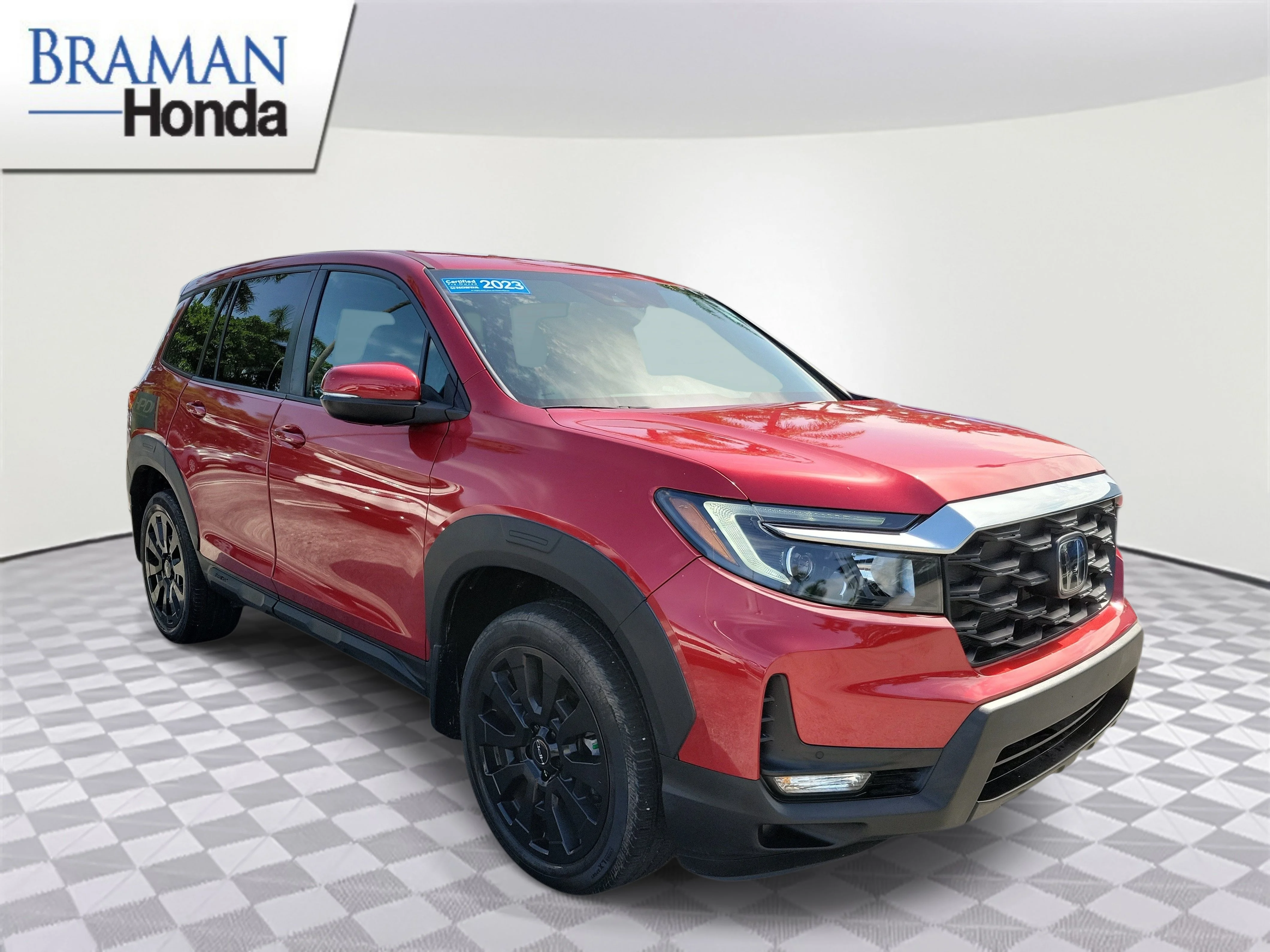 Used 2023 Radiant Red Metallic II Honda AWD EX-L image 2