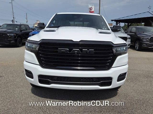 New 2026 Bright White Clear-Coat Exterior Paint RAM Laramie image 2