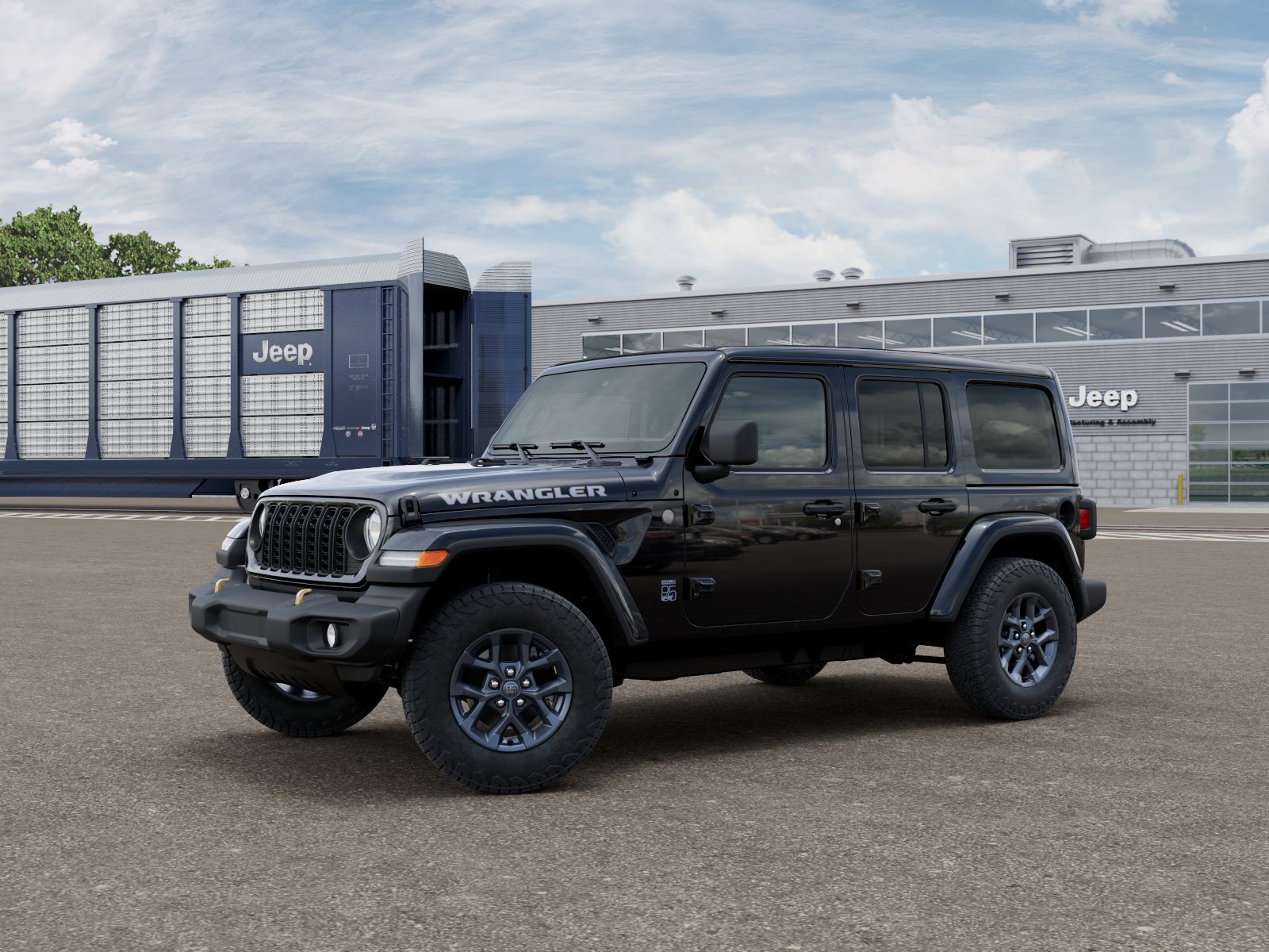 New 2026 Black Clear-Coat Exterior Paint Jeep 85th Anniversary Edition image 28