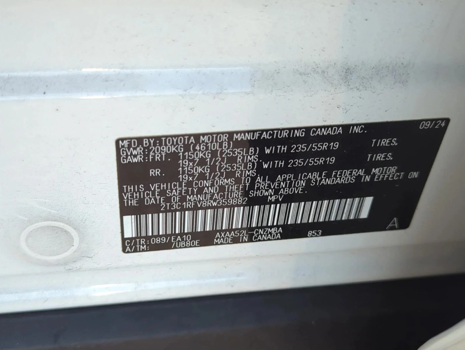 Used 2024 Wind Chill Pearl Toyota XLE Premium image 21
