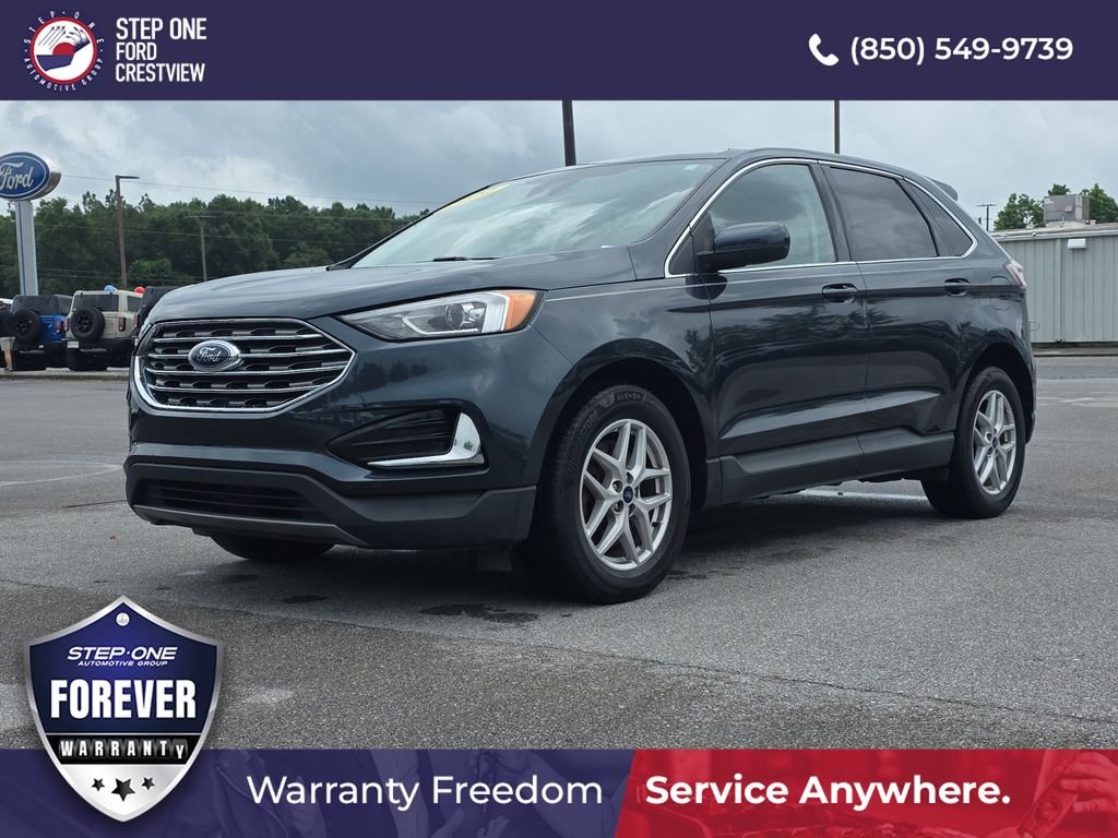 Used 2022 Blue Ford SEL image 1