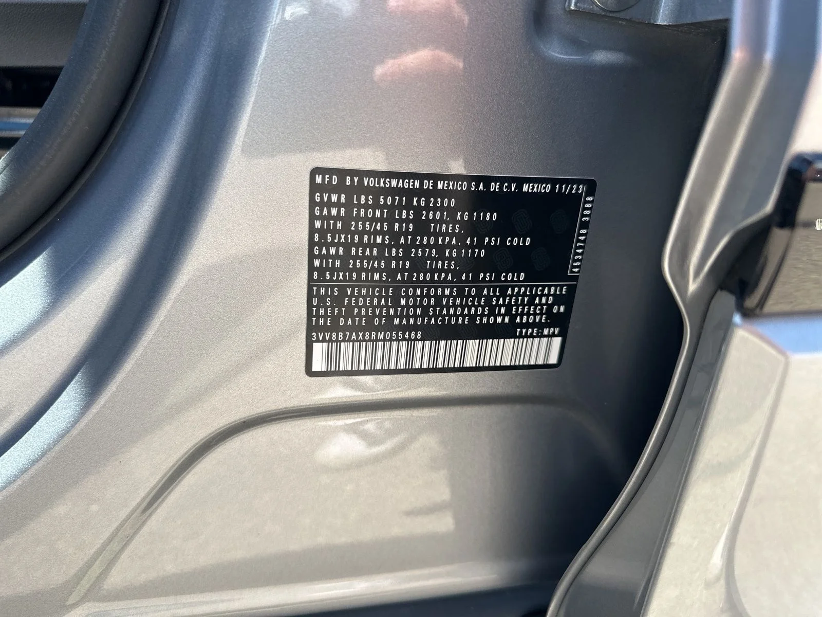 Certified Used 2024 Silver Volkswagen 2.0T SE R-Line Black image 12