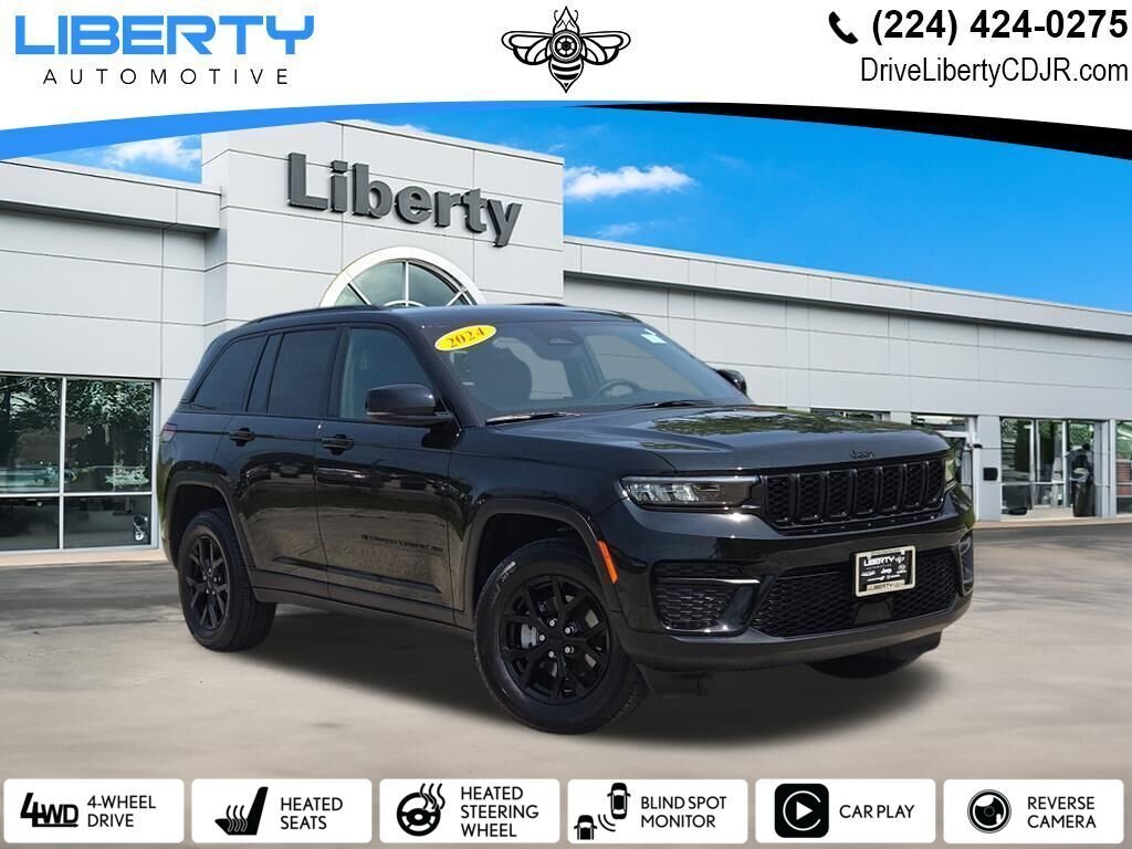 Certified Used 2024 Black Jeep Altitude image 1