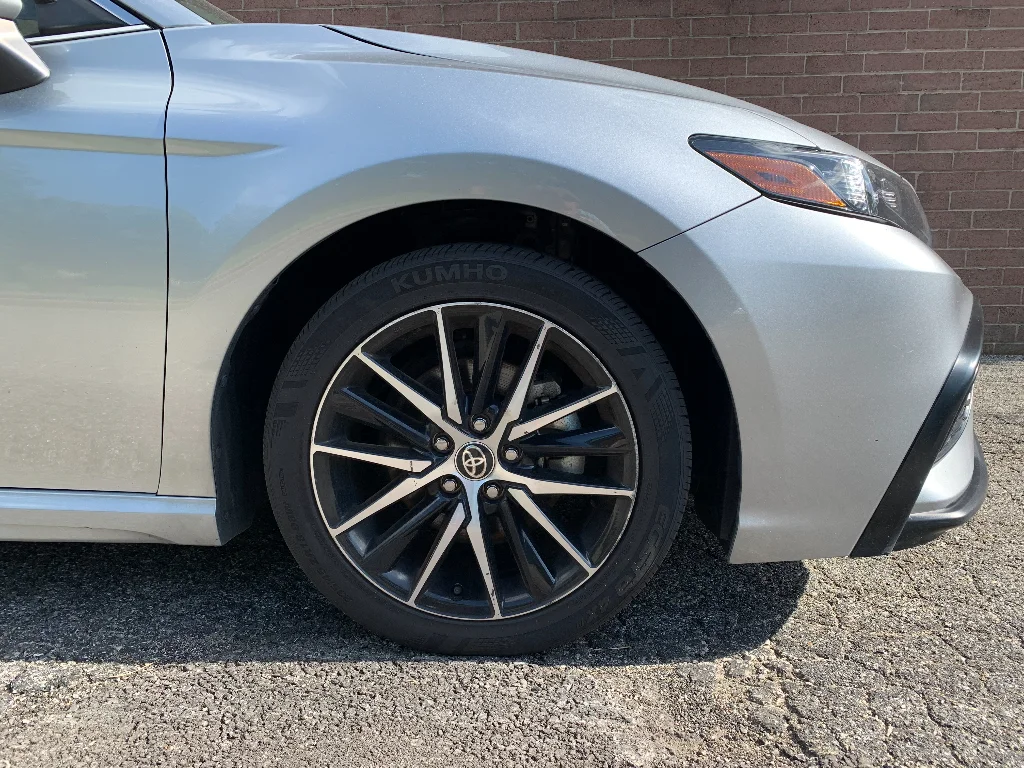 Used 2024 Celestial Silver Metallic Toyota SE image 9