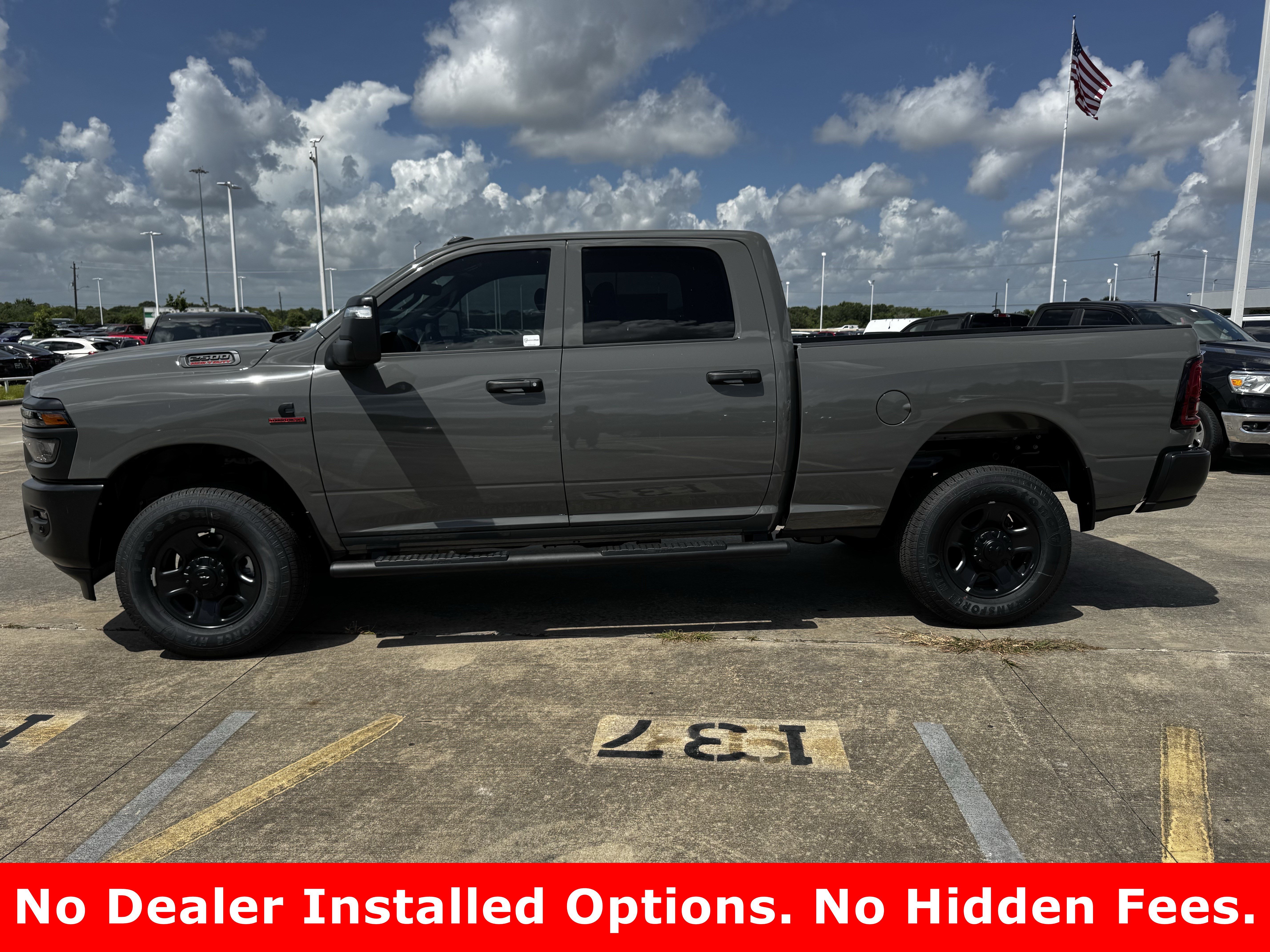 New 2026 Ceramic Gray Clear-Coat Exterior Paint RAM Tradesman image 4