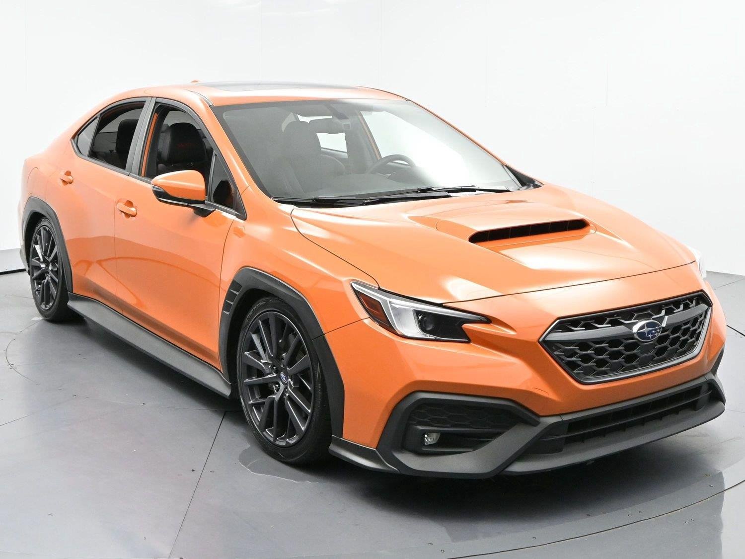 Used 2022 Solar Orange Pearl Subaru Limited image 2