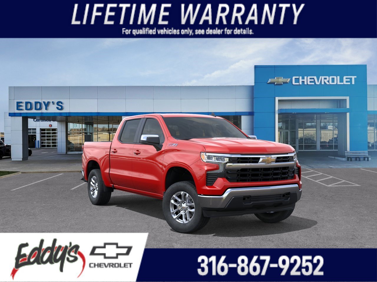 New 2026 Red Hot Chevrolet LT image 1