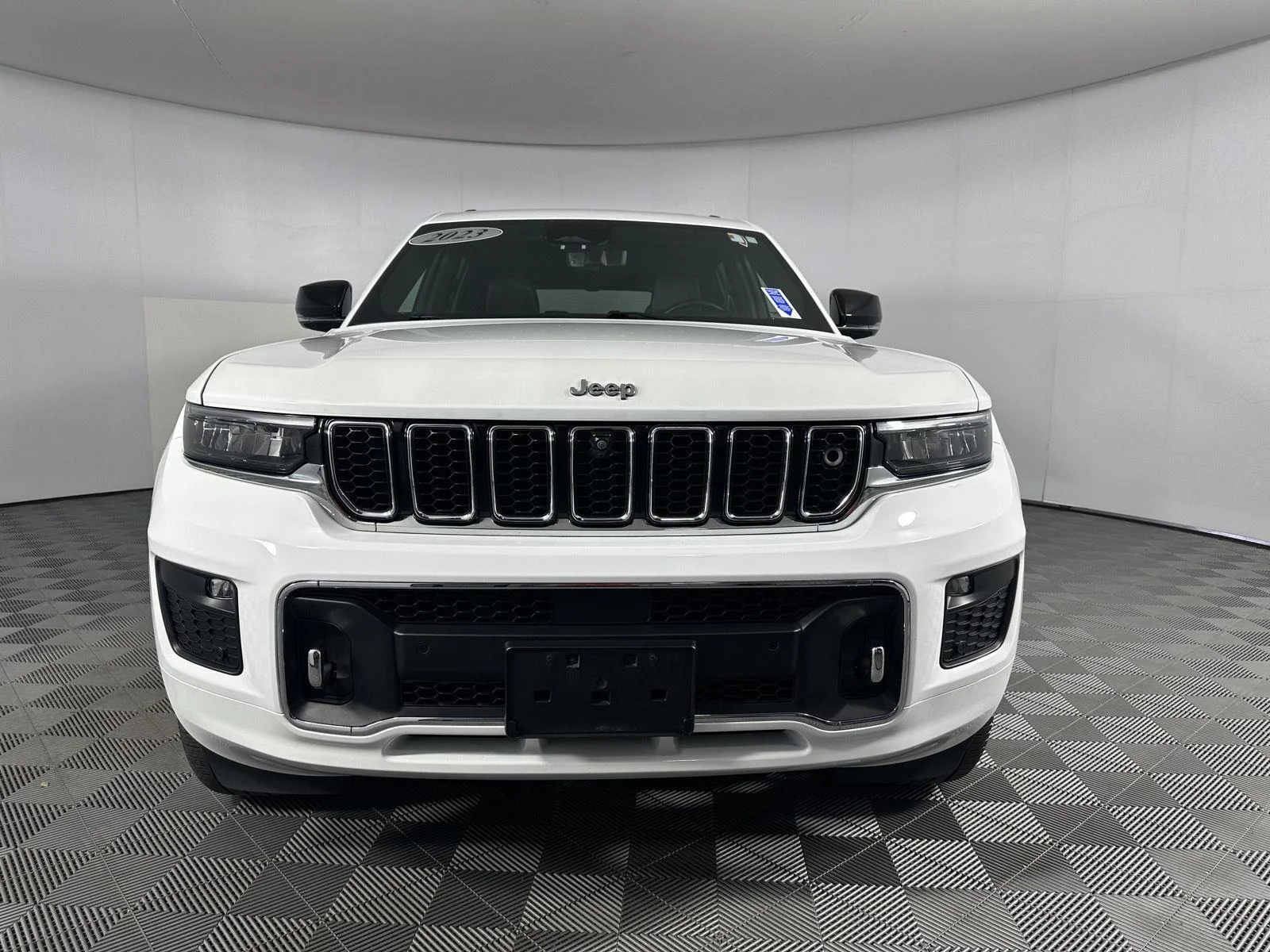 Used 2023 Bright White Clearcoat Jeep Overland image 2