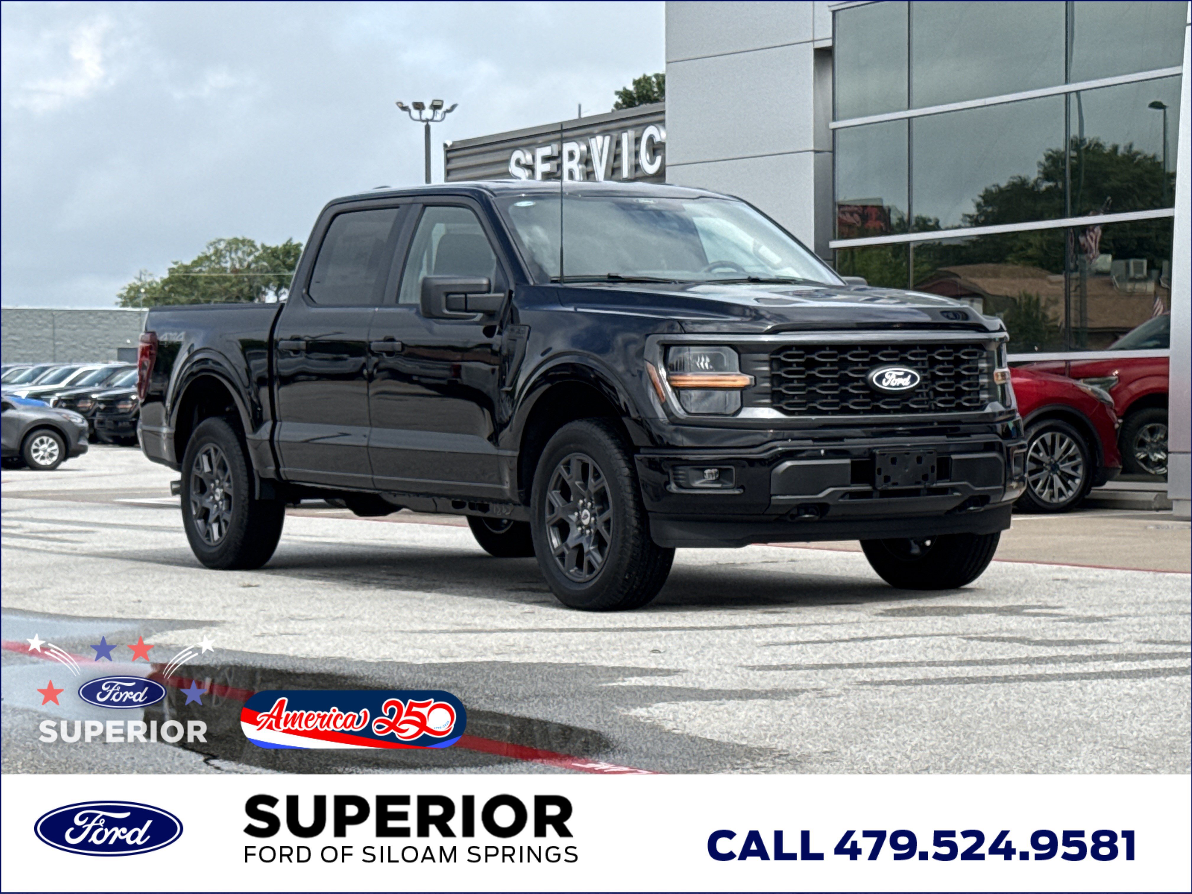 New 2026 Agate Black Metallic Ford STX 4WD image 1