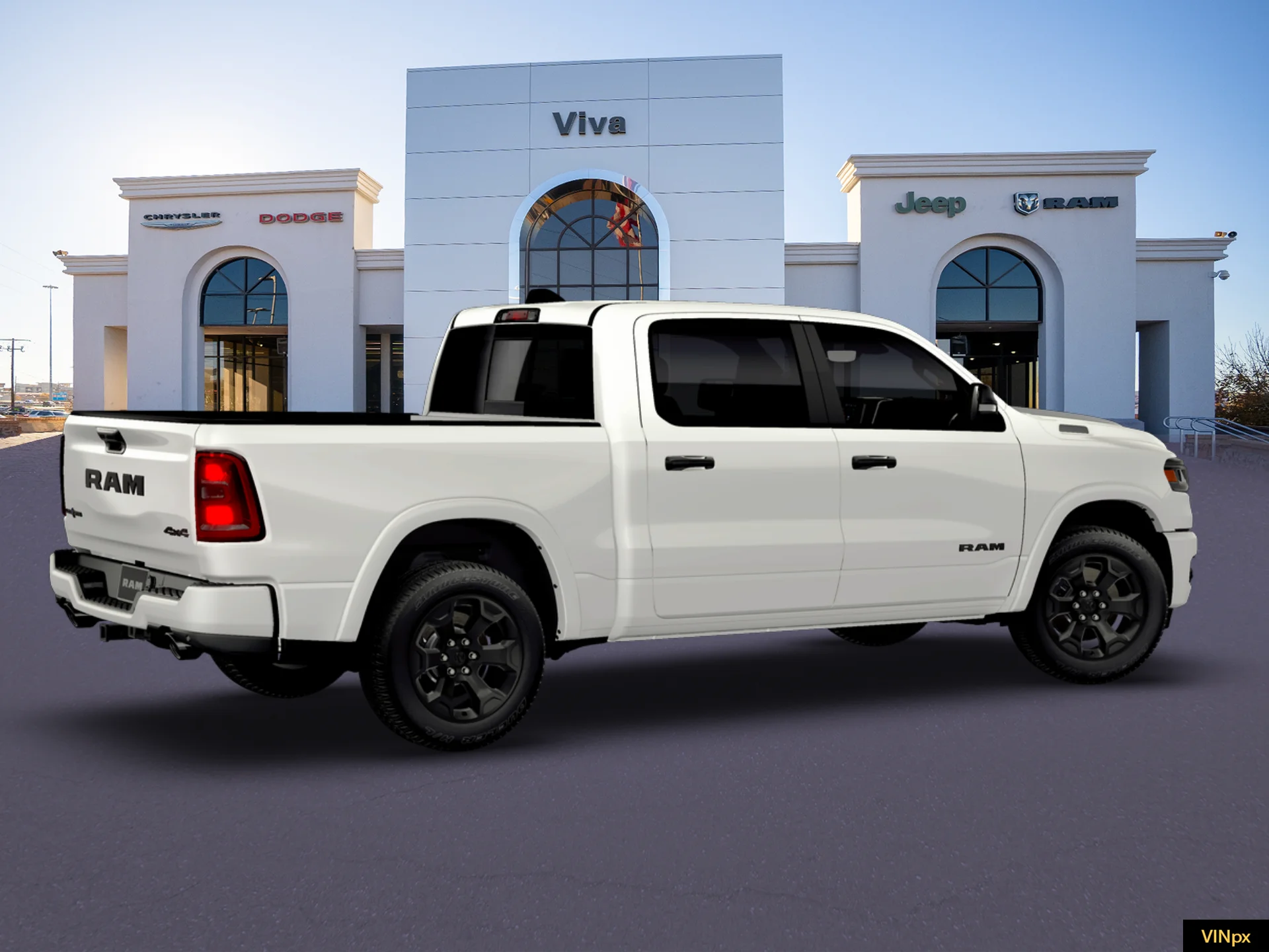 New 2026 Bright White Clear-Coat Exterior Paint RAM LONE STAR image 8