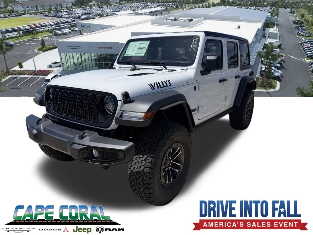 New 2026 Bright White Clear-Coat Exterior Paint Jeep Willys image 1