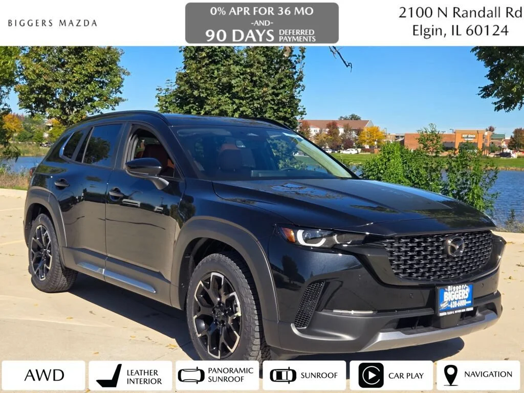 New 2026 Jet Black Mica Mazda 2.5 Turbo Meridian Edition AWD image 1