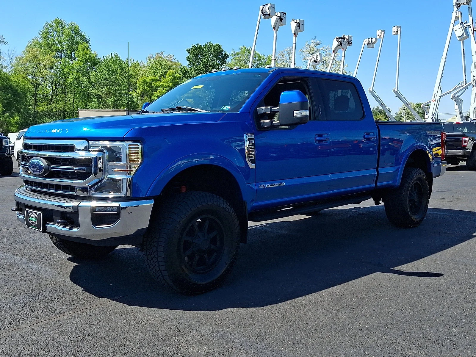 Used 2020 Velocity Blue Metallic   E7 Ford LARIAT image 5