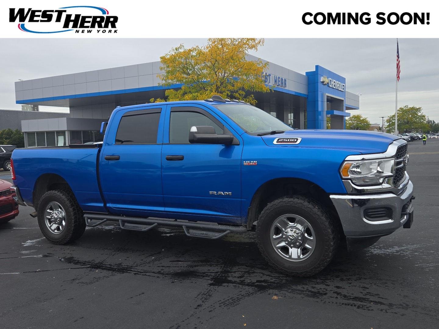 Used 2021 Hydro Blue Pearlcoat Ram Tradesman image 1