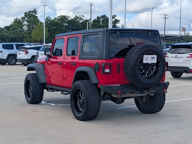 Used 2022 Red Jeep Unlimited Willys image 4