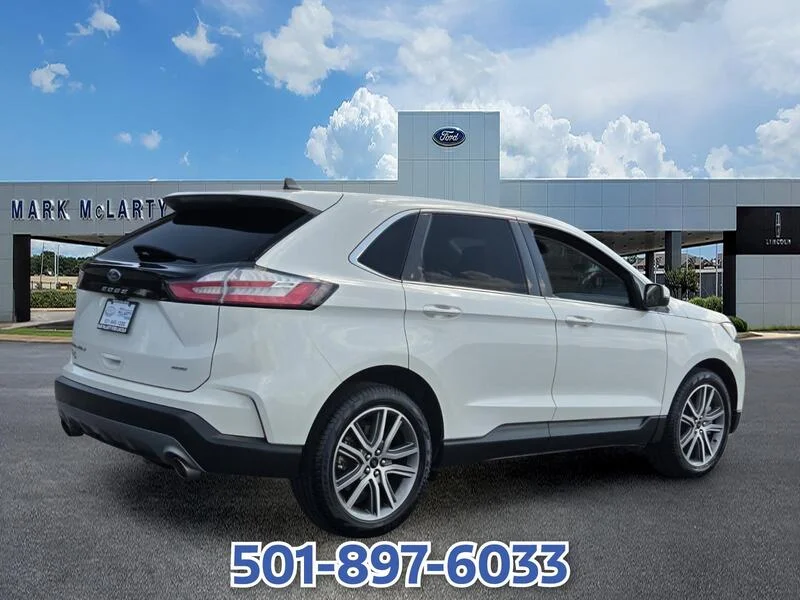 Used 2023 White Metallic FORD TITANIUM AWD image 5