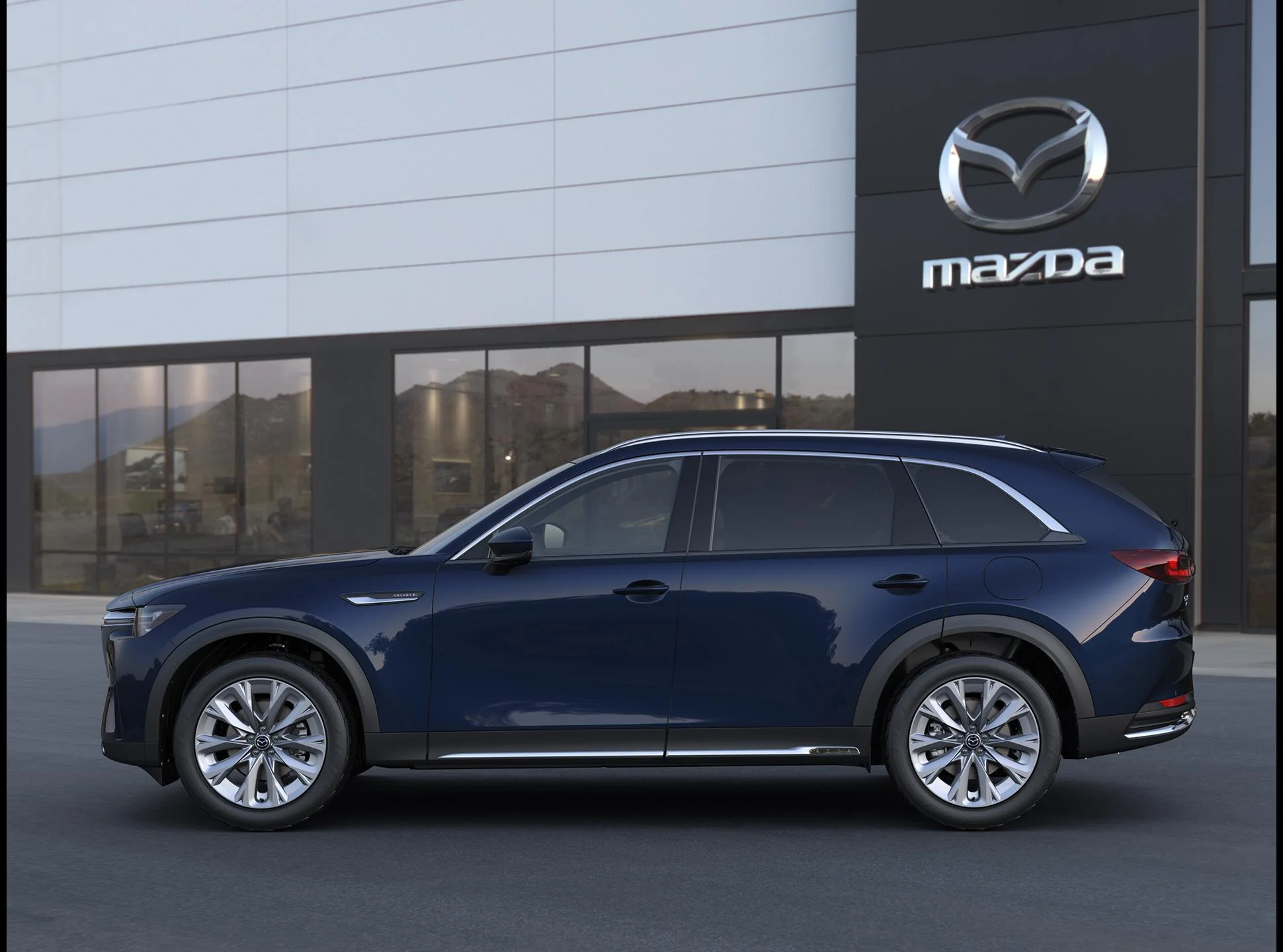 New 2026 Deep Crystal Blue Mica Mazda 3.3 Turbo Premium Plus AWD image 3