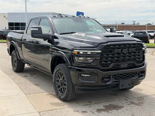 New 2026 Diamond Black Crystal Pearl-Coat Exterior Paint RAM Limited image 3