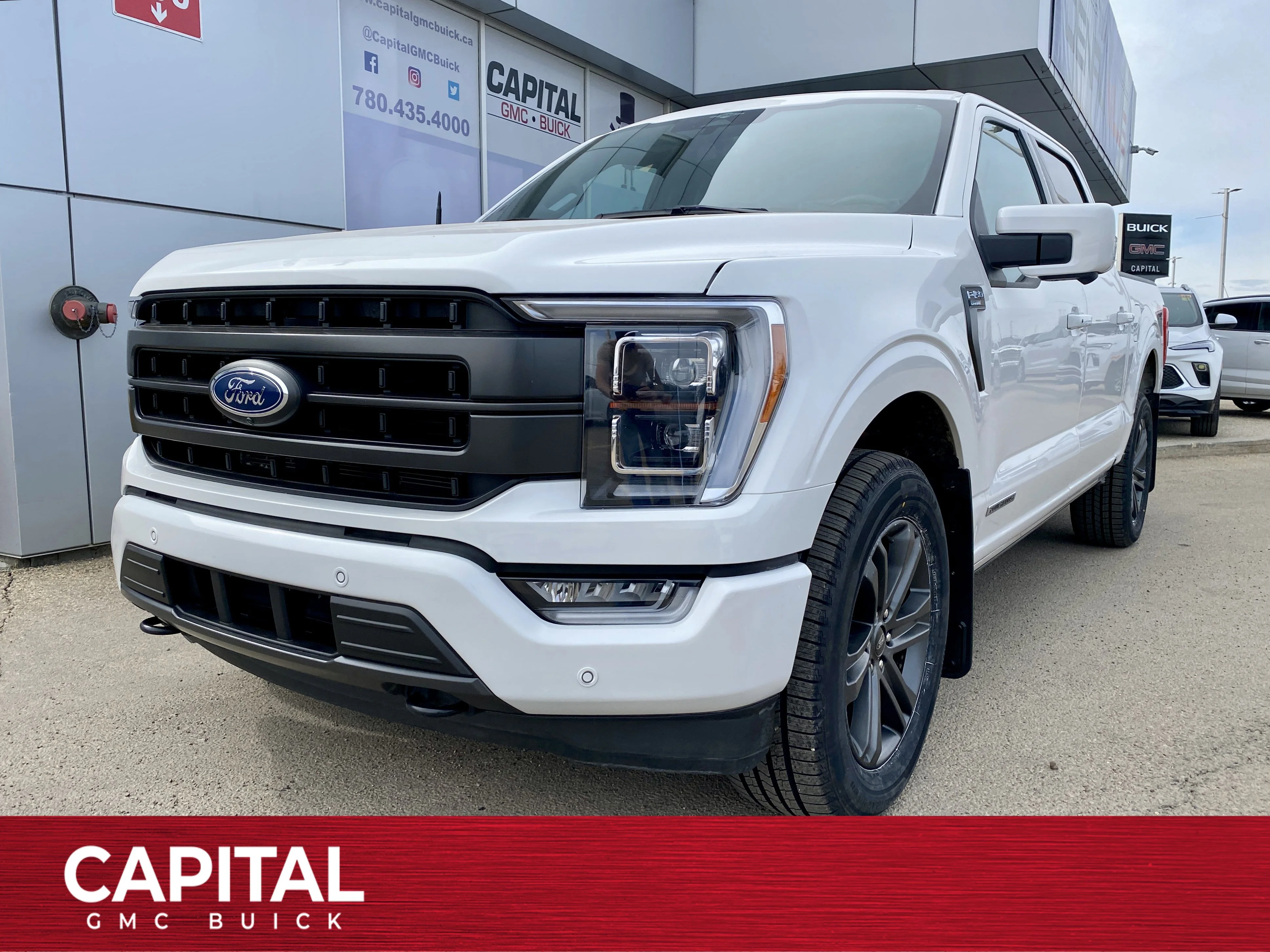 Used 2023 White Ford LARIAT * PANORAMIC SUNROOF * 360 CAMERA * image 1