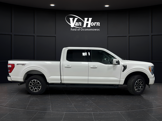 Used 2023 Star White Metallic Tri-Coat Ford Lariat image 8