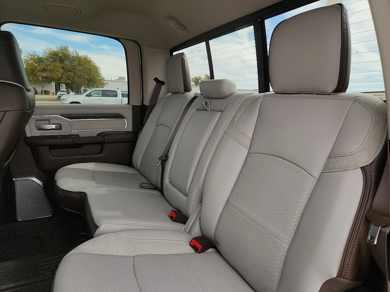 New 2027 Bright White Clear-Coat  Paint Ram LARAMIE CREW CAB 4X4 8