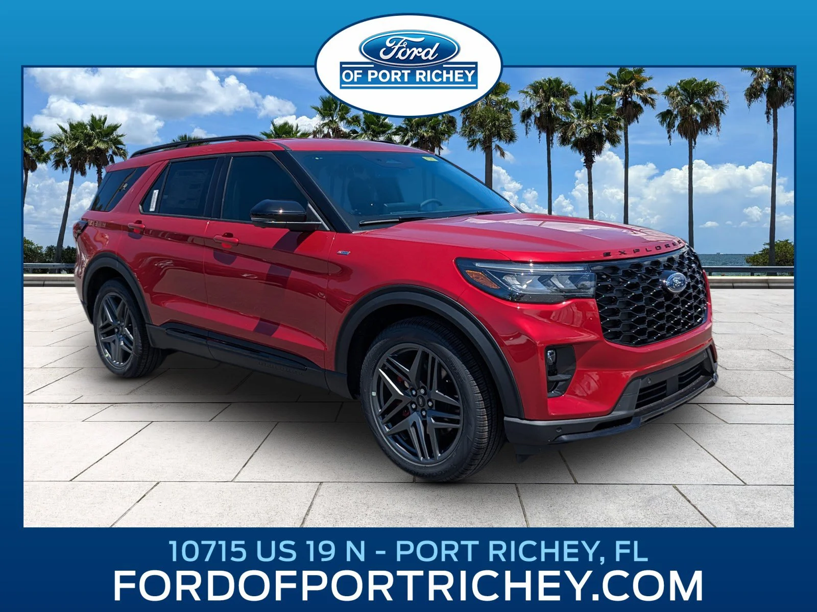 New 2026 Rapid Red Metallic Tinted Clearcoat Ford ST-Line image 1