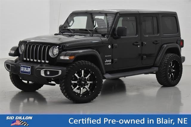 Used 2020 Black Clearcoat Jeep Sahara image 1