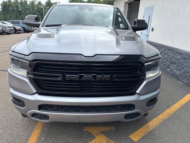 Used 2021 Billet Silver Metallic Clearcoat Ram Laramie image 2