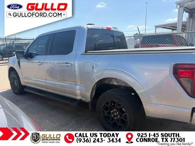 Used 2024 Iconic Silver Metallic Ford XLT image 4