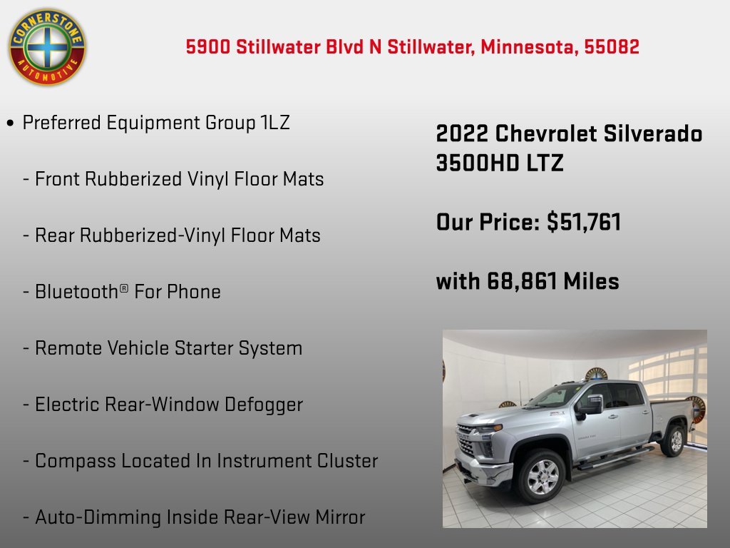 Used 2022 SILVER ICE METALLIC Chevrolet LTZ image 10