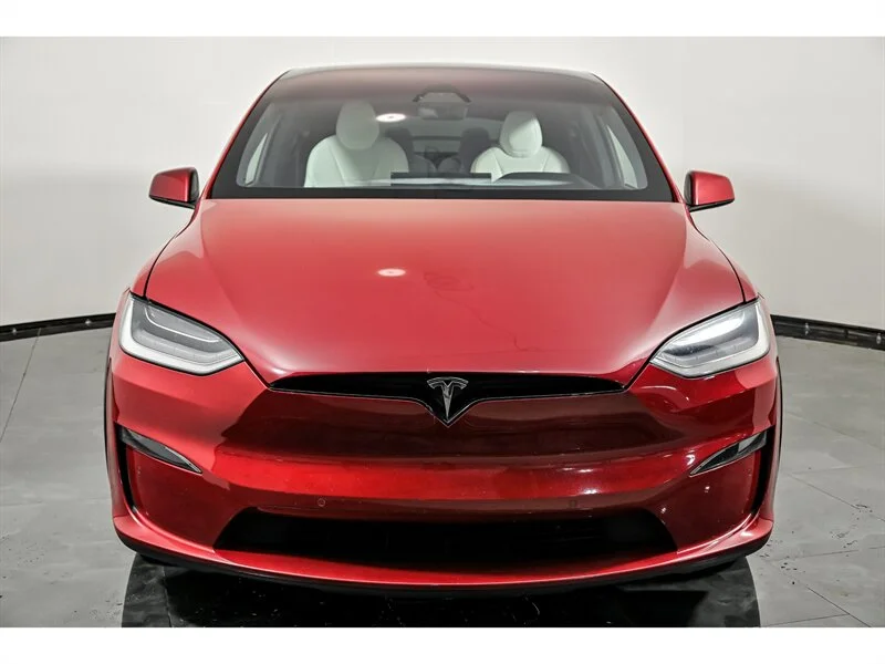 Used 2022 Red Multi-Coat Tesla Plaid image 4