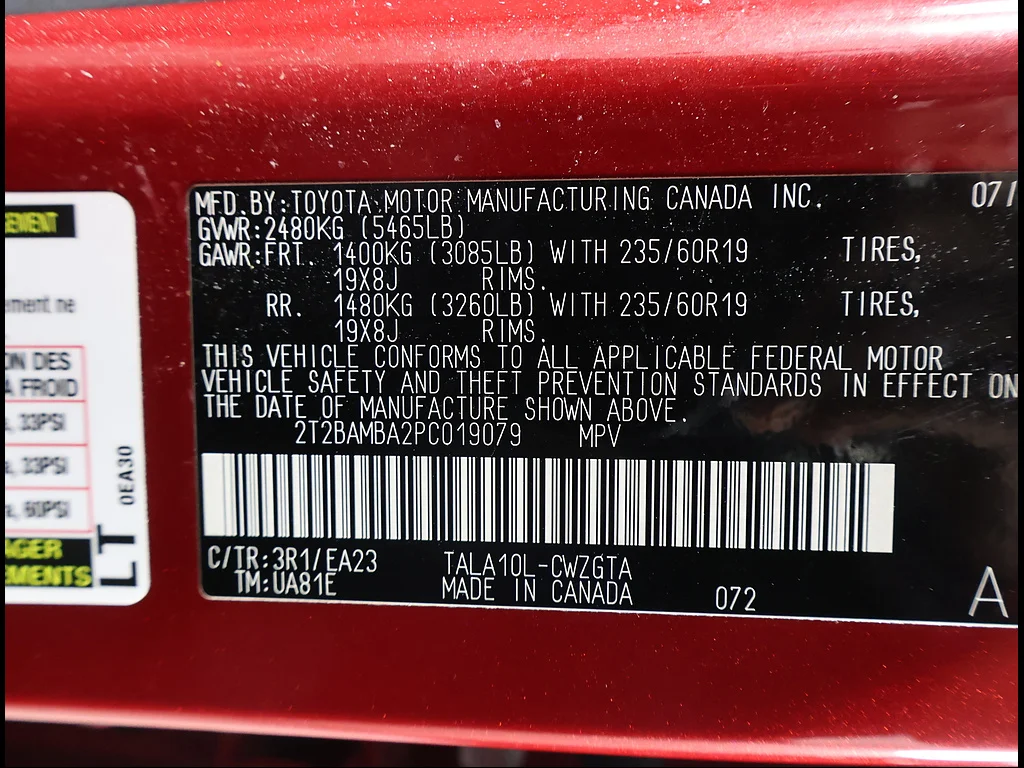 Certified Used 2023 MATADOR RED MICA Lexus Base image 12