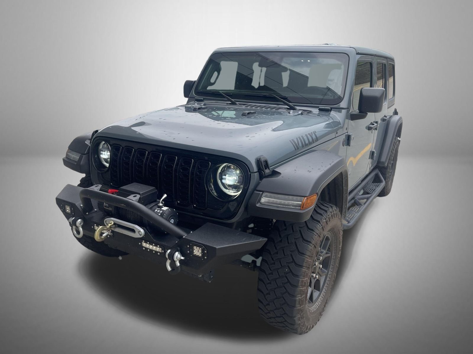 Certified Used 2024 Gray Jeep Sport image 1