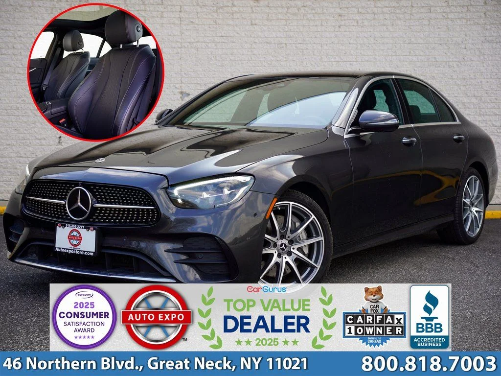 Used 2023 Gray Mercedes-Benz E 350 image 1