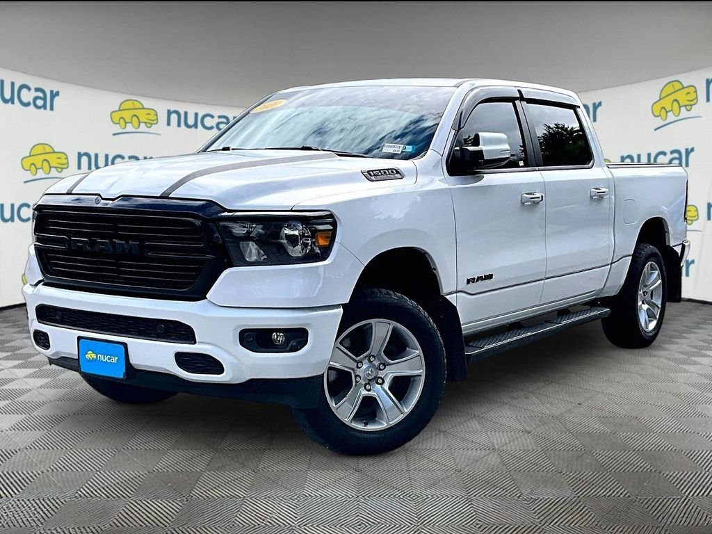 Used 2020 Bright White Clearcoat Ram Big Horn/Lone Star image 3
