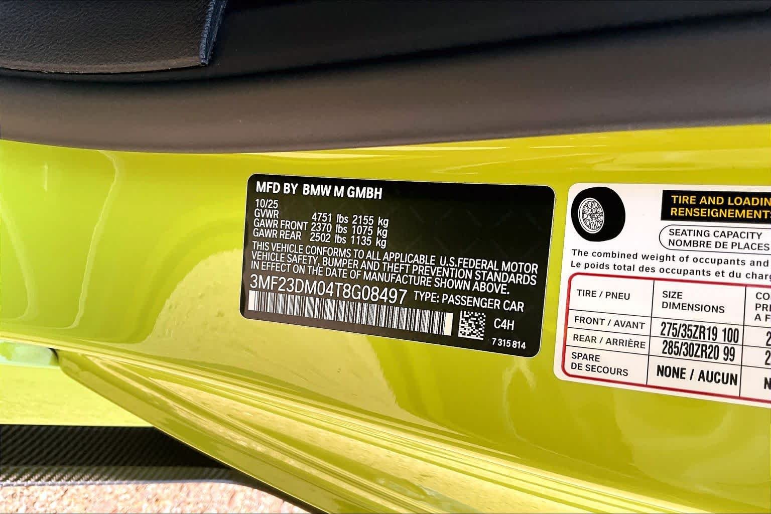 Used 2026 Sao Paulo Yellow BMW  image 43
