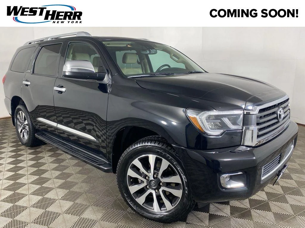 Used 2018 Midnight Black Metallic Toyota Limited image 1