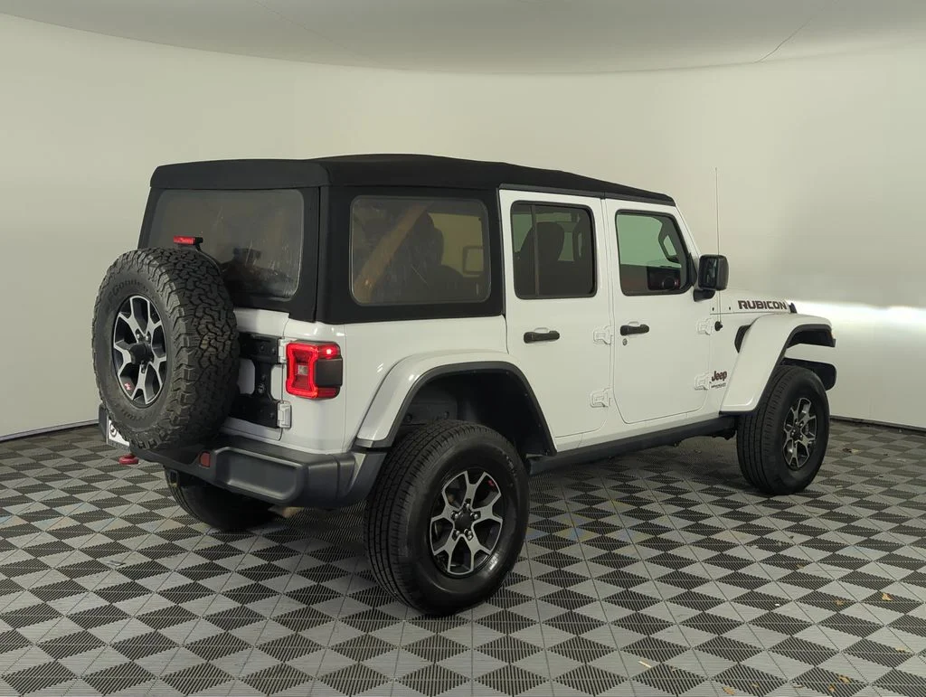 Used 2019 White Jeep Unlimited Rubicon image 4