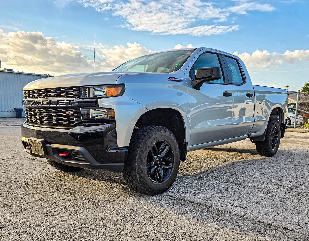 Used 2020 Silver ICE Metallic Chevrolet Custom Trail Boss image 2
