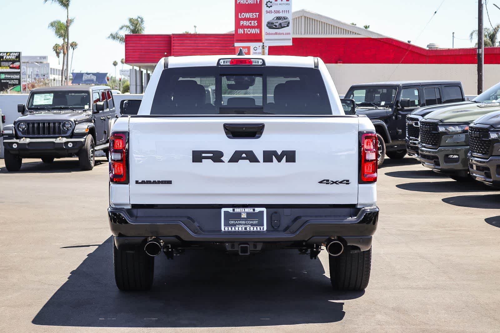 New 2026 Bright White Clear-Coat Exterior Paint RAM Laramie image 5
