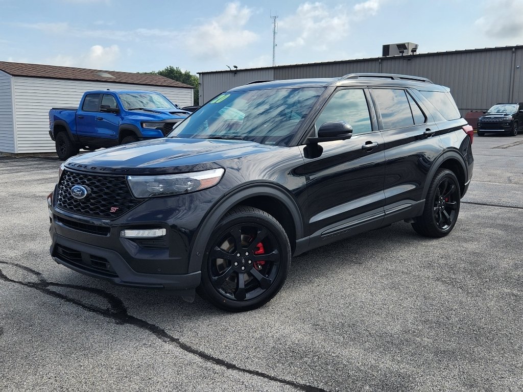 Used 2020 Agate Black Metallic Ford ST image 1